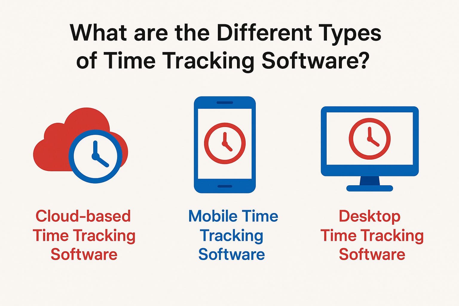 Types of Time Tracking Software