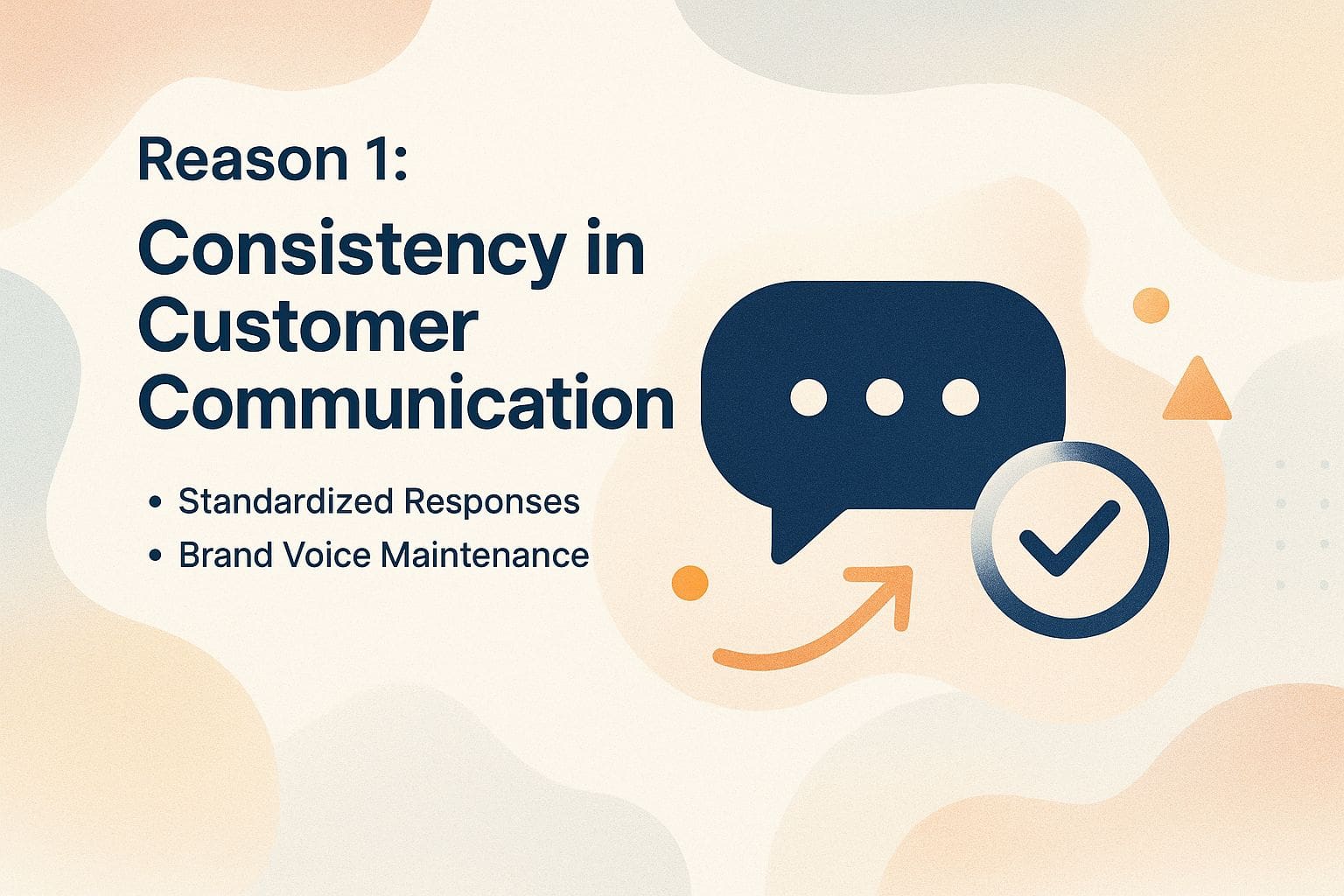 Reason 1: Consistency in Customer Communication