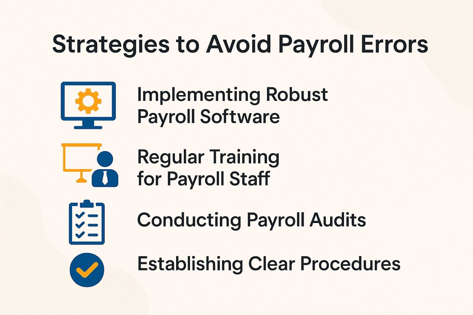 Strategies to Avoid Payroll Errors