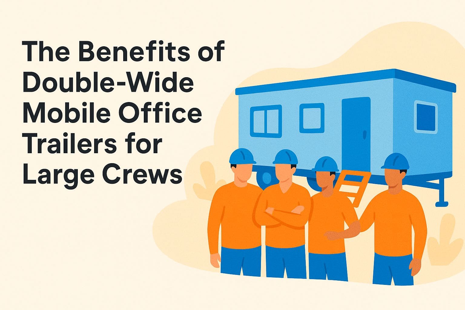 The Benefits of Double-Wide Mobile Office Trailers for Large Crews The Benefits of Double-Wide Mobile Office Trailers for Large Crews