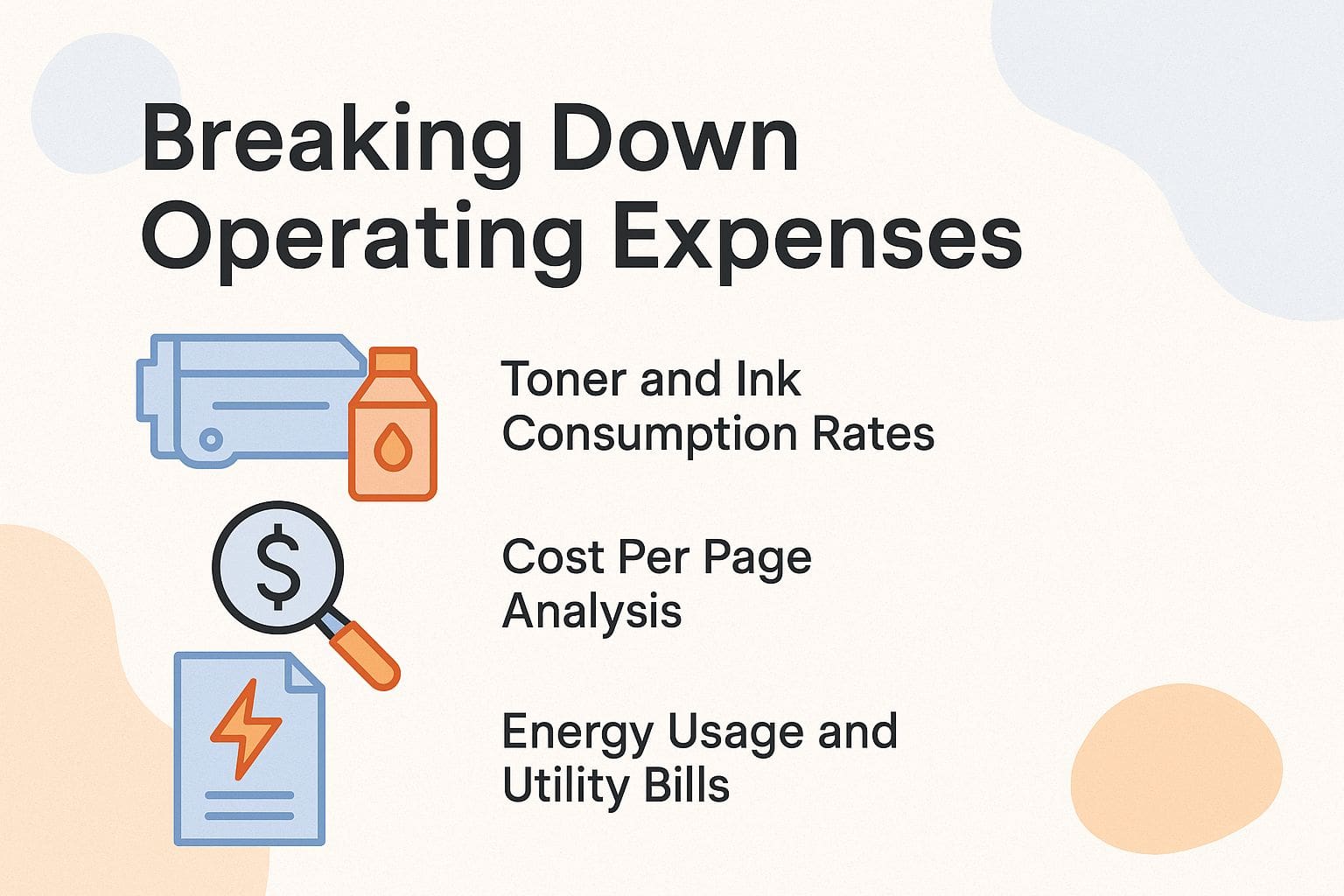 Breaking Down Operating Expenses Breaking Down Operating Expenses