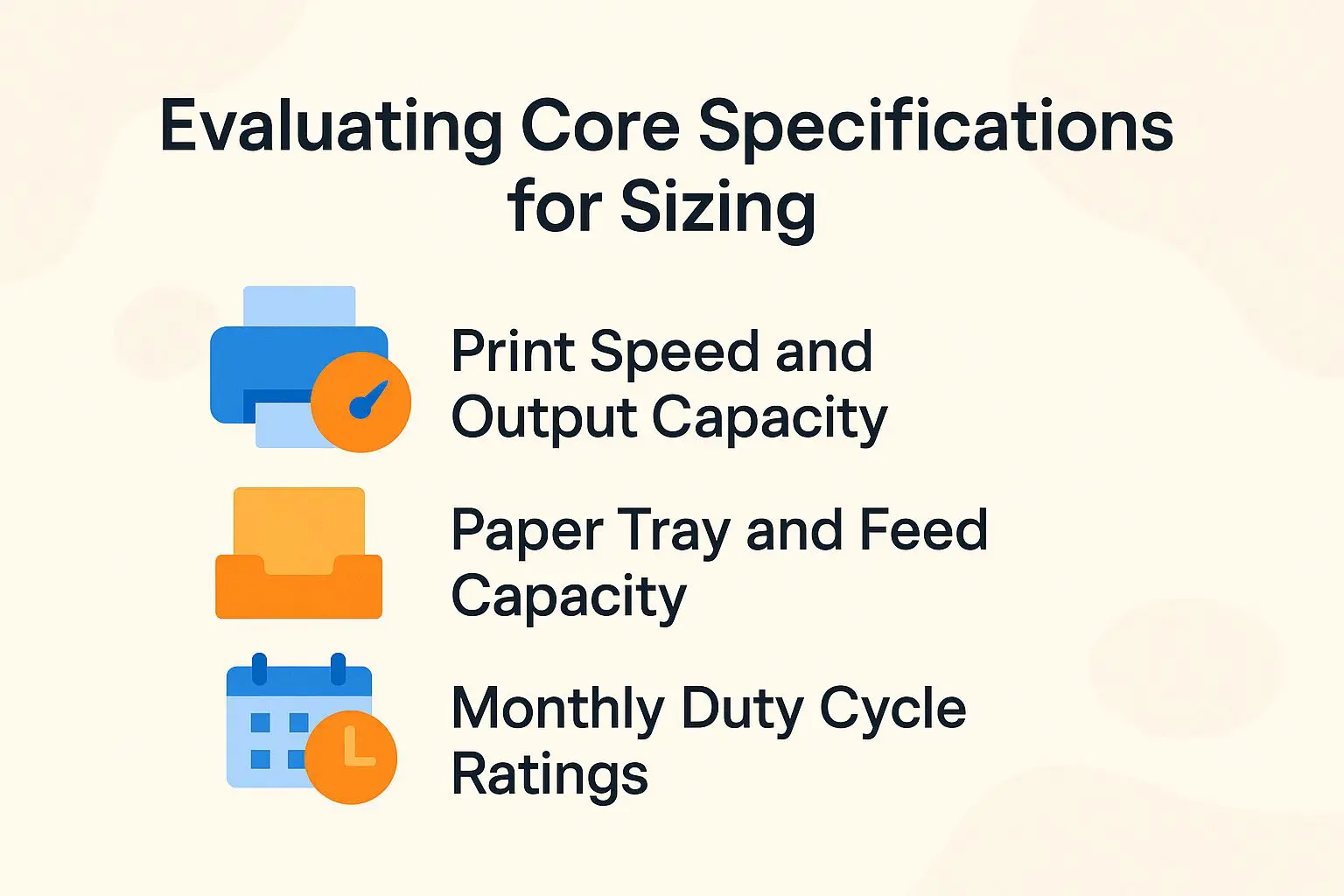 Evaluating Core Specifications for Sizing Evaluating Core Specifications for Sizing