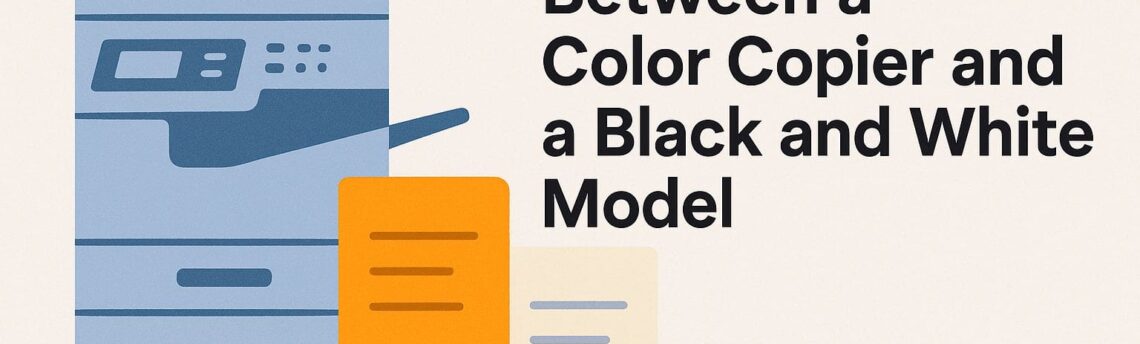 How to Decide Between a Color Copier and a Black and White Model